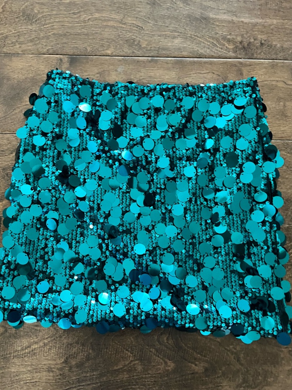 Sequin Embellished Teal pull on Skirt NWT Various sizes